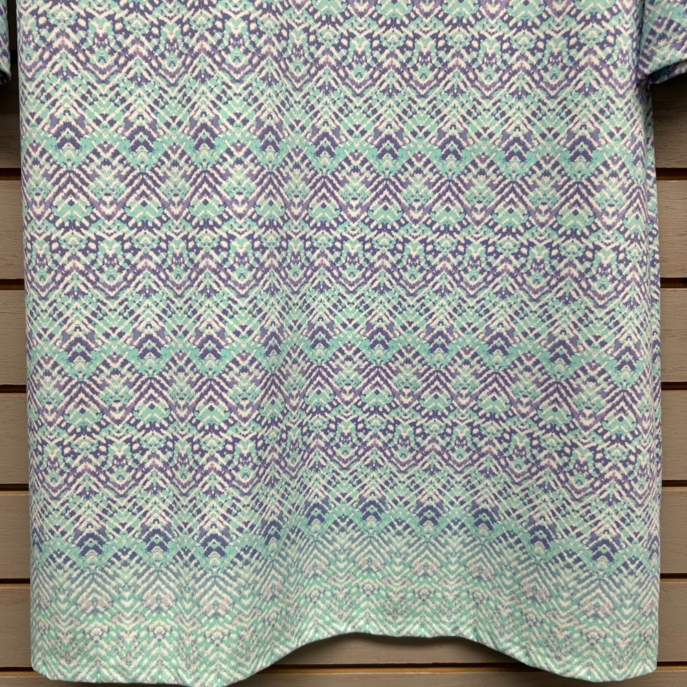 Cabana Life Mint and Lavender Patterned Dress - Picture 9 of 9